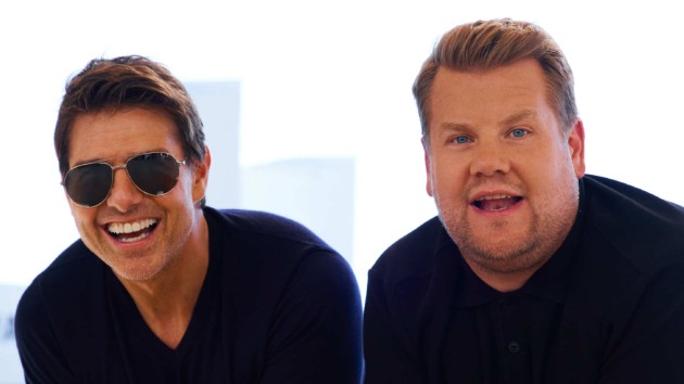 E Tom Cruise James Corden 08262021