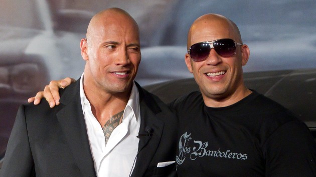 Getty dwayne johnson vin diesel 10132021