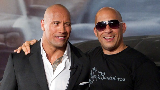 Getty Dwayne Johnson Vin Diesel 10132021