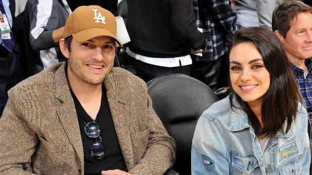 Getty ashton kutcher mila kunis 04302021
