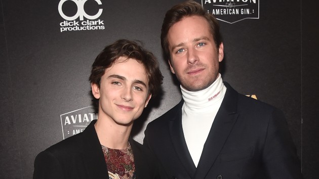 Getty Timothee Chalamet And Armie Hammer 10122021