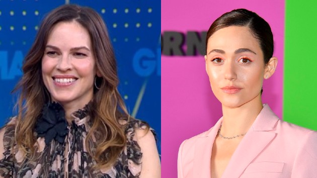 Getty emmy rossum gma hilary swank 10062022