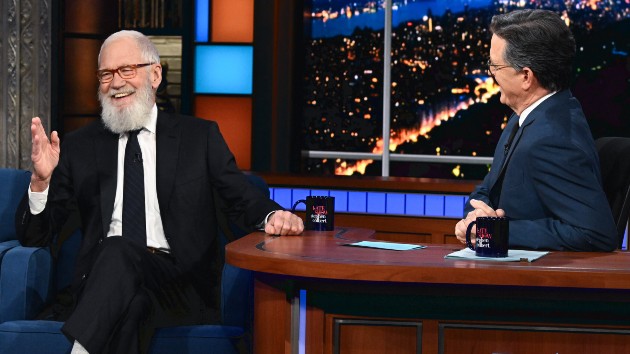 E Letterman On Colbert 11212023