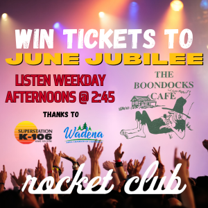 Contest Boondocks Cafe Weekly Ticket Giveaway