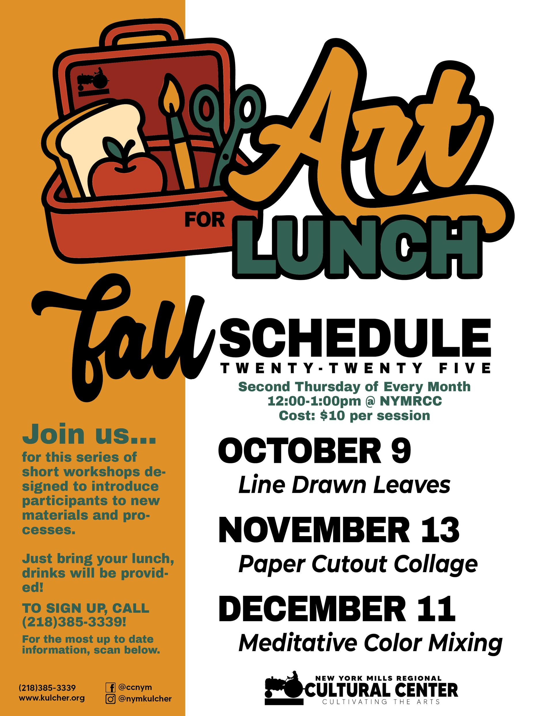 Art for lunch fall 2025