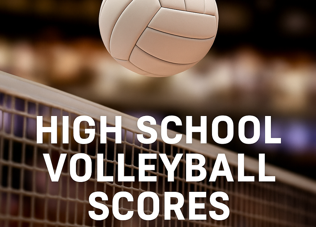 Hs volleyball scores graphic