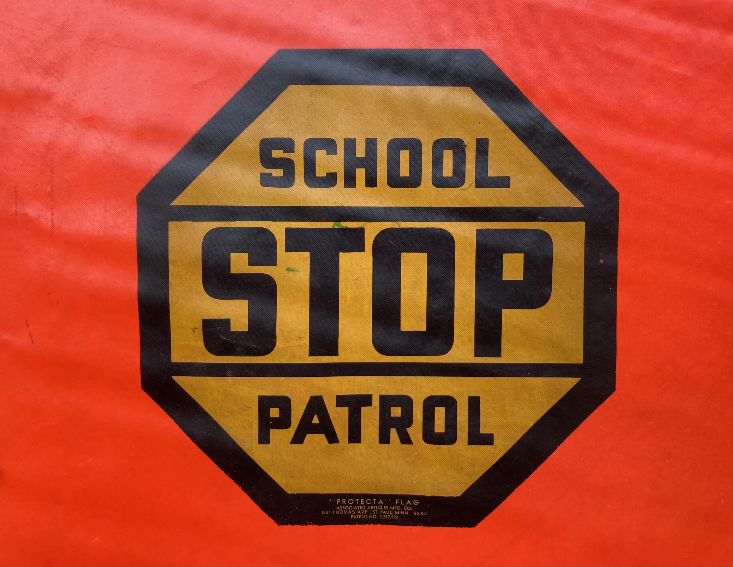 School patrol flag