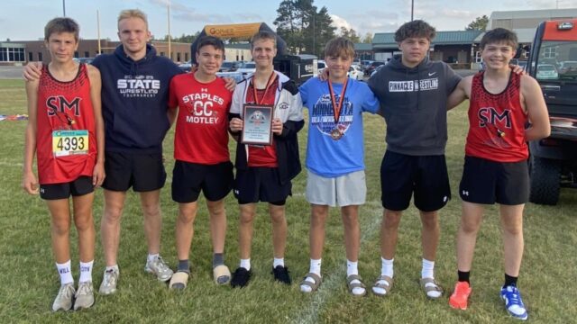 Staples boys xc team 2025
