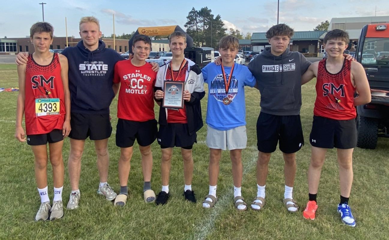 Staples boys xc team 2025