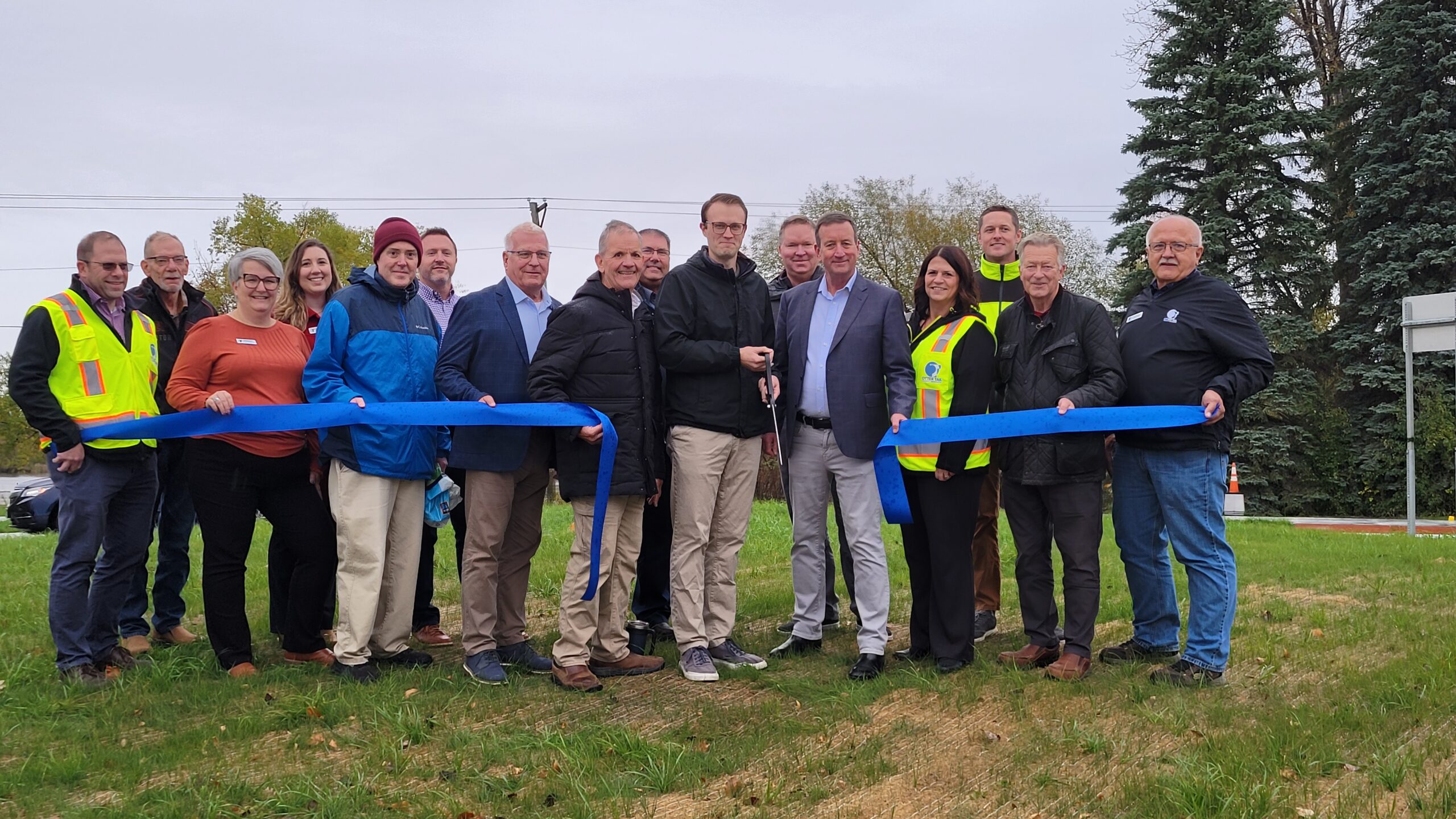 Fir friberg roundabout ribbon cutting 10 2025