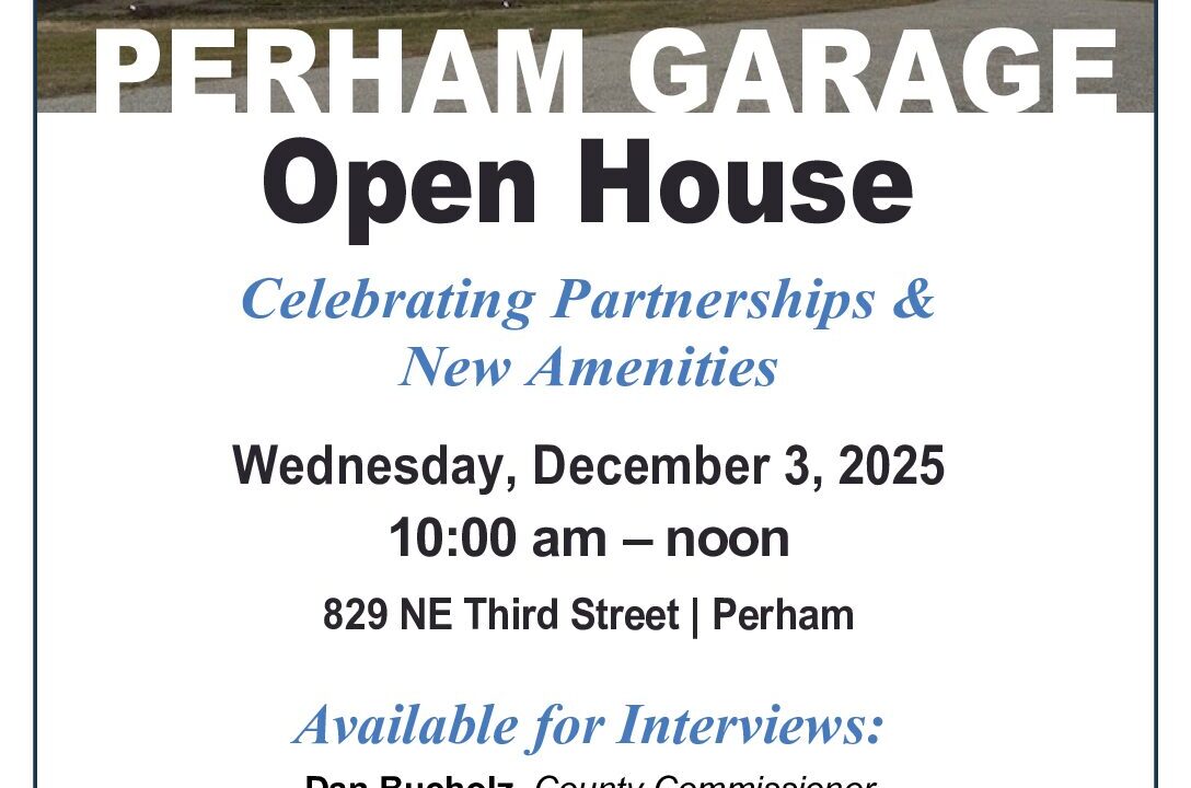 Perham garage open house 2025