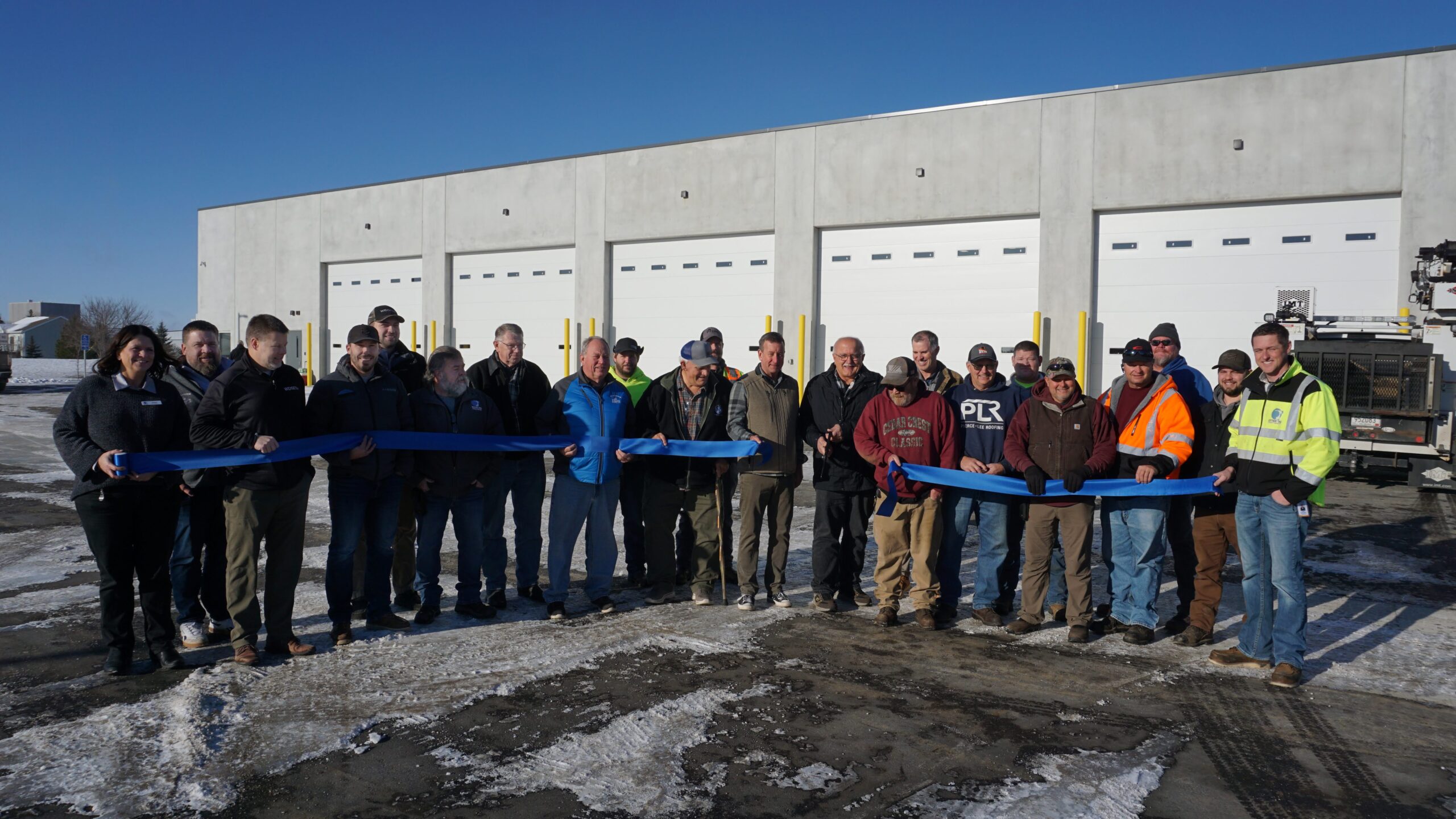 Perham highway garage ribbon cutting 12 2025