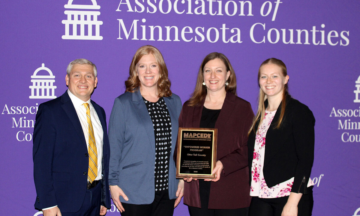 Otter tail county empowered worker mapced award 2025