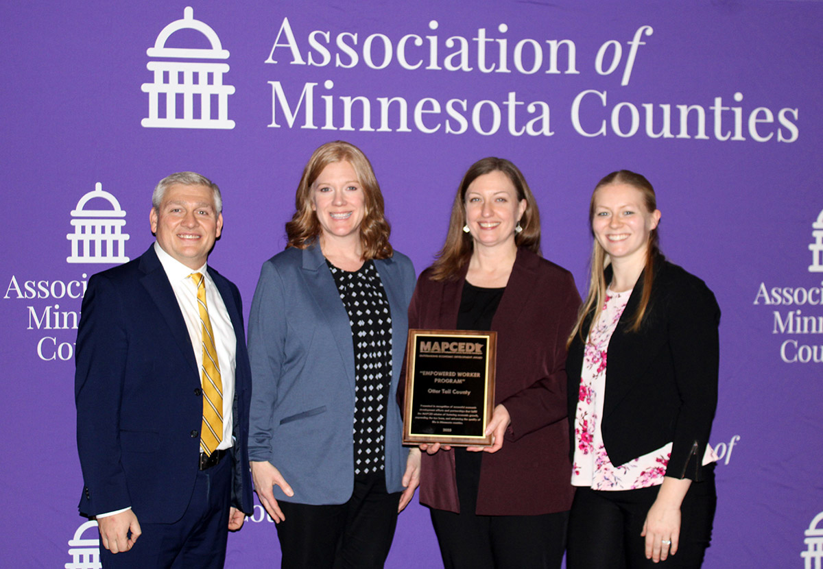 Otter tail county empowered worker mapced award 2025