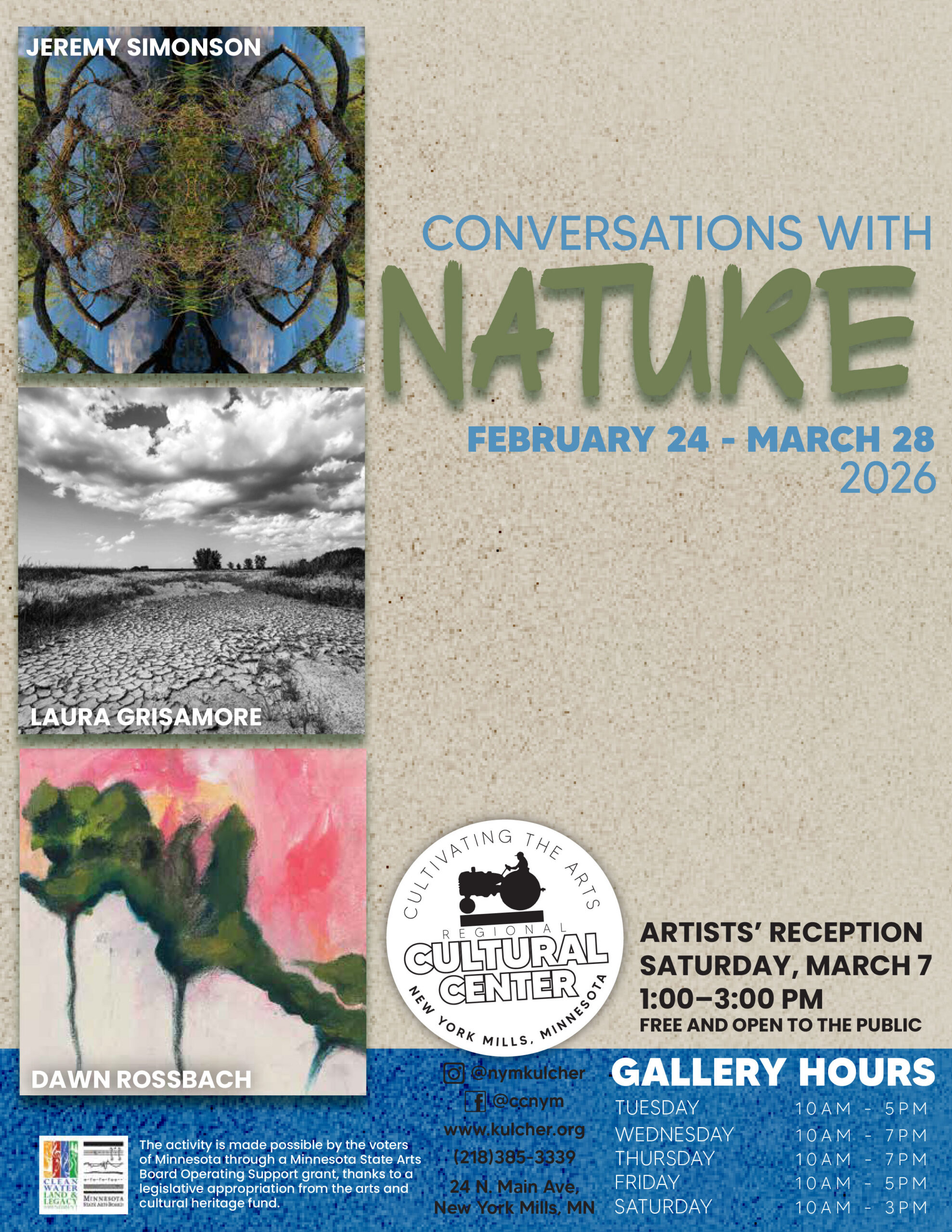 CONVOS WITH NATURE 2026 FLYER
