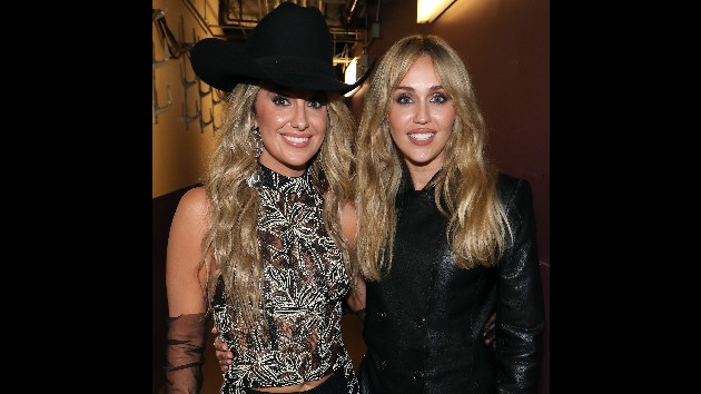 Getty LaineywilsonandMileyCyrus 041726