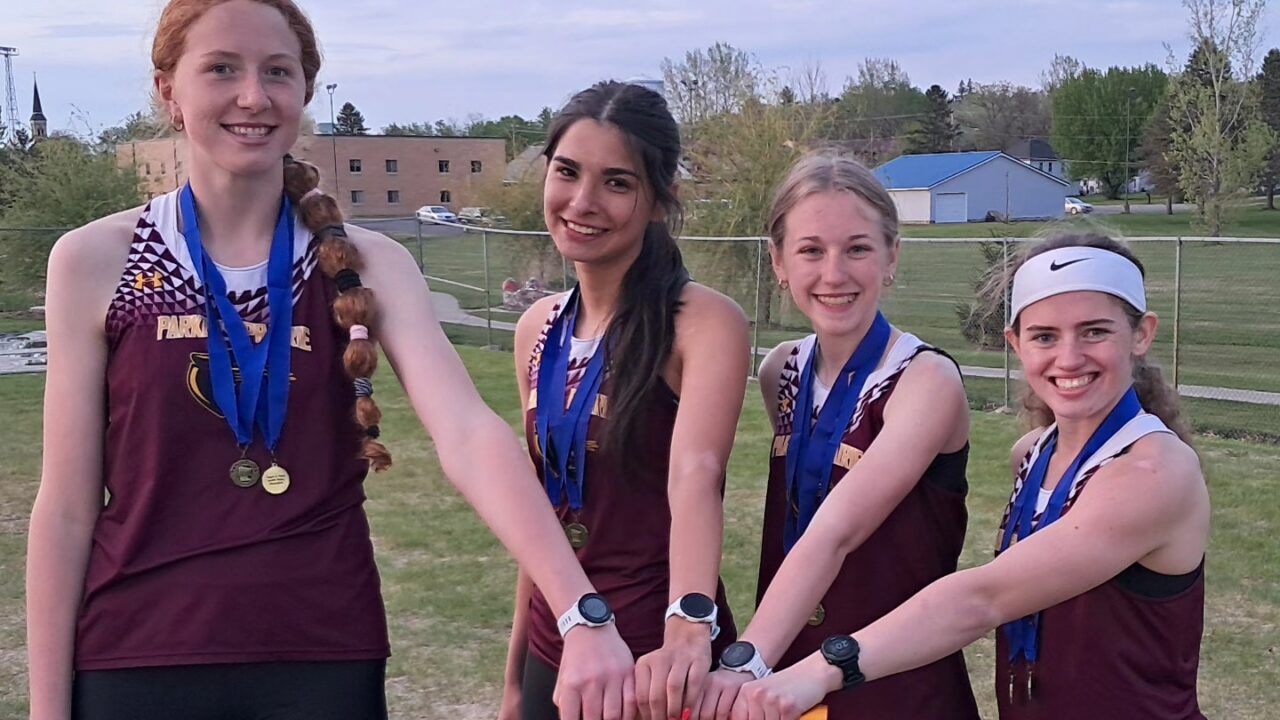 Parkers Prairie relay team