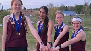 Parkers Prairie relay team