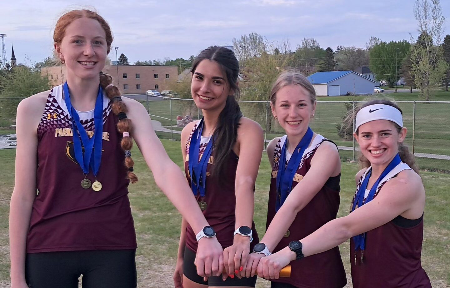 Parkers Prairie relay team