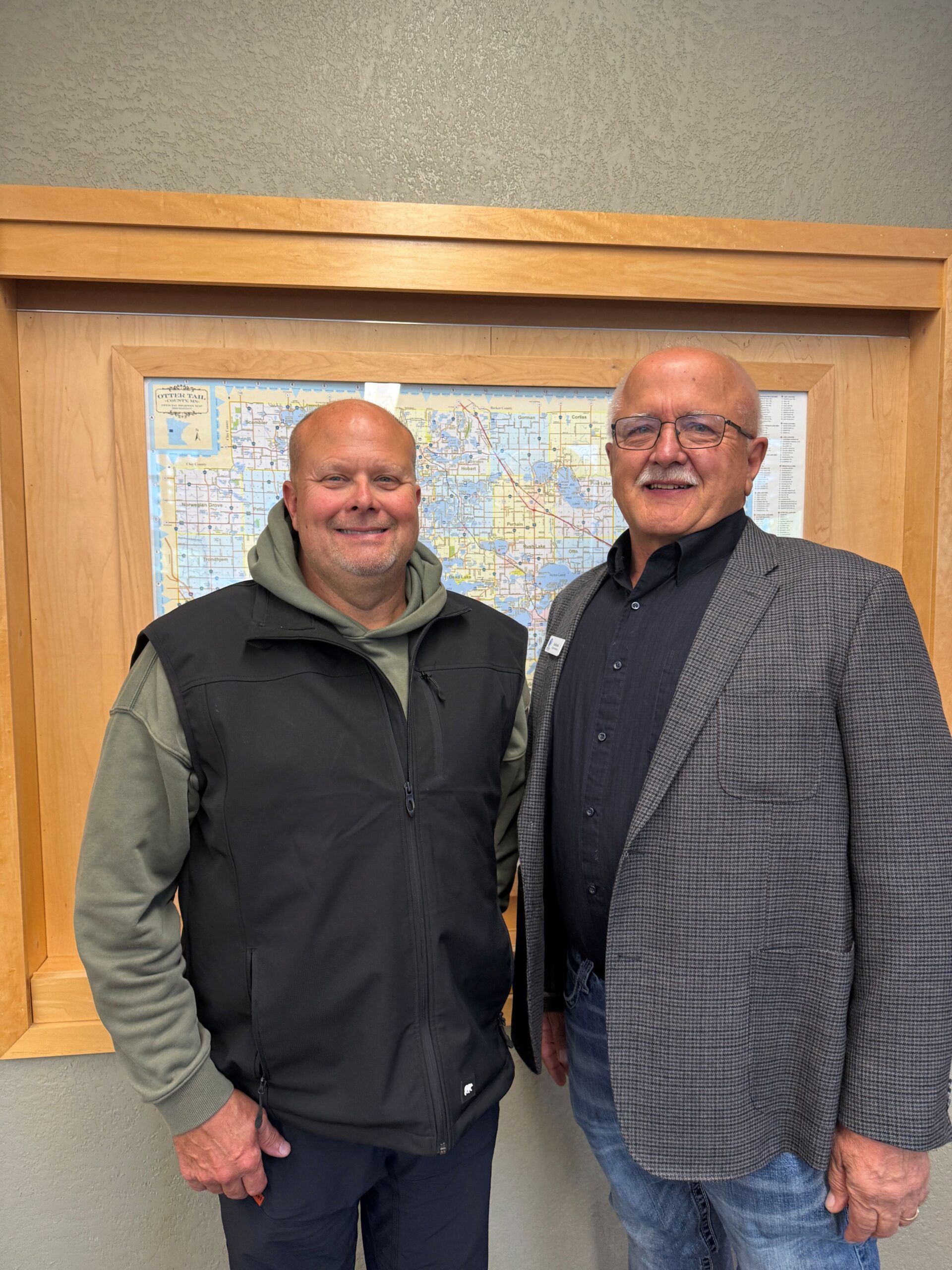 Jeff Ratz and Commissioner Bucholz 10